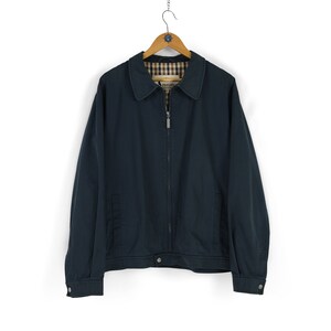 Burberry harrington jacket navy clearance