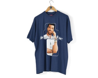00s rare Vintage LIONEL RICHIE Europe Tour 2000 t-shirt Size XL 80s pop star tee