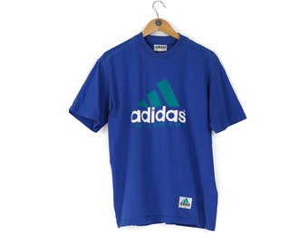 ヴィンテージ アディダス イクイップメント Tシャツ サッカー ネイビー