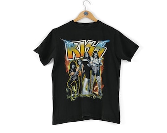 Vtg 2003 Kiss Concert T-shirt Black XXL Y2K 2004 Classic
