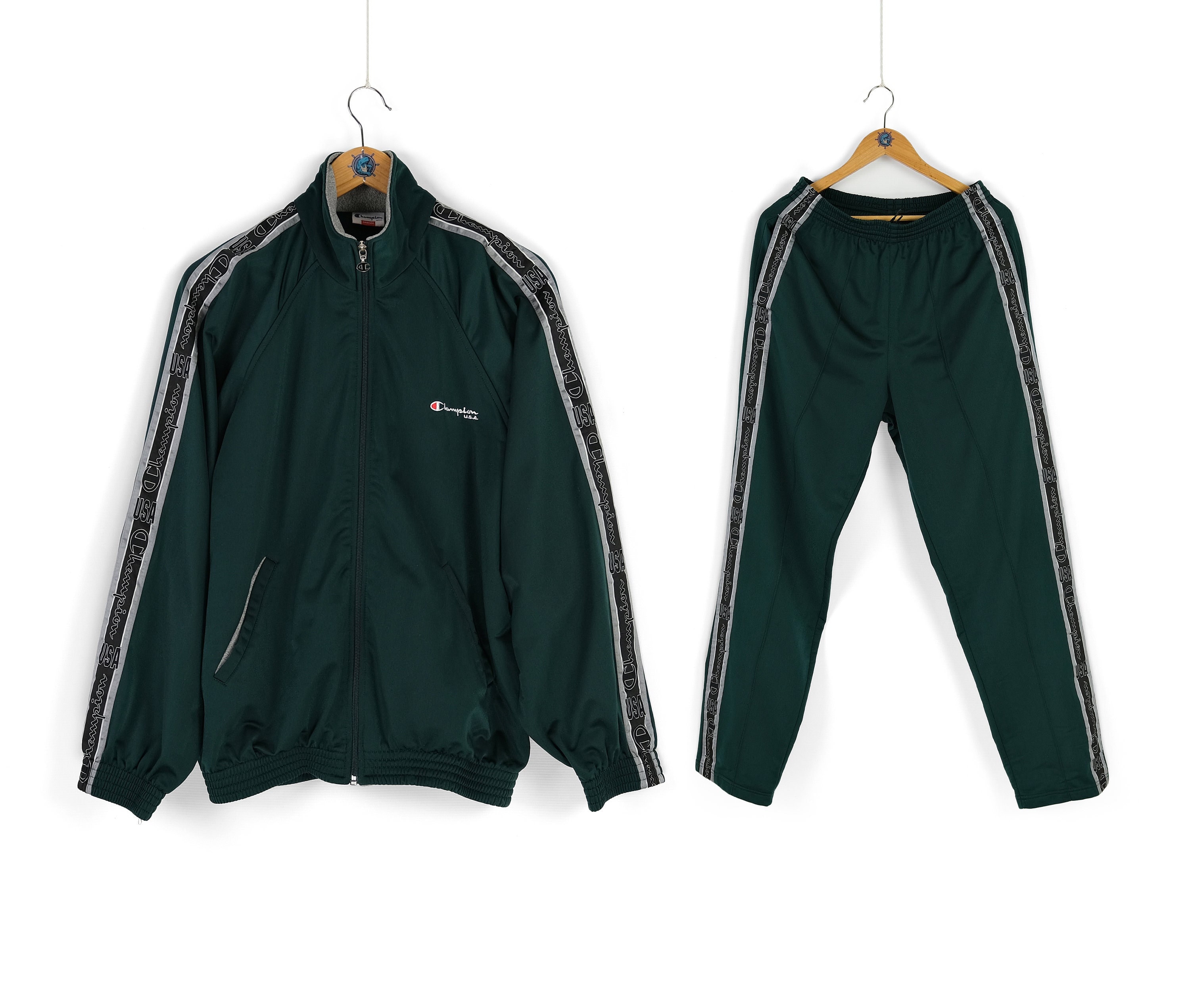Champion tracksuit shop green
