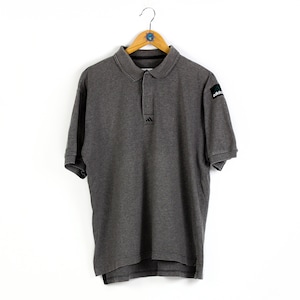 90s Vintage men&#39;s ADIDAS EQUIPMENT gray Polo t-shirt Size M rare streetwear unisex