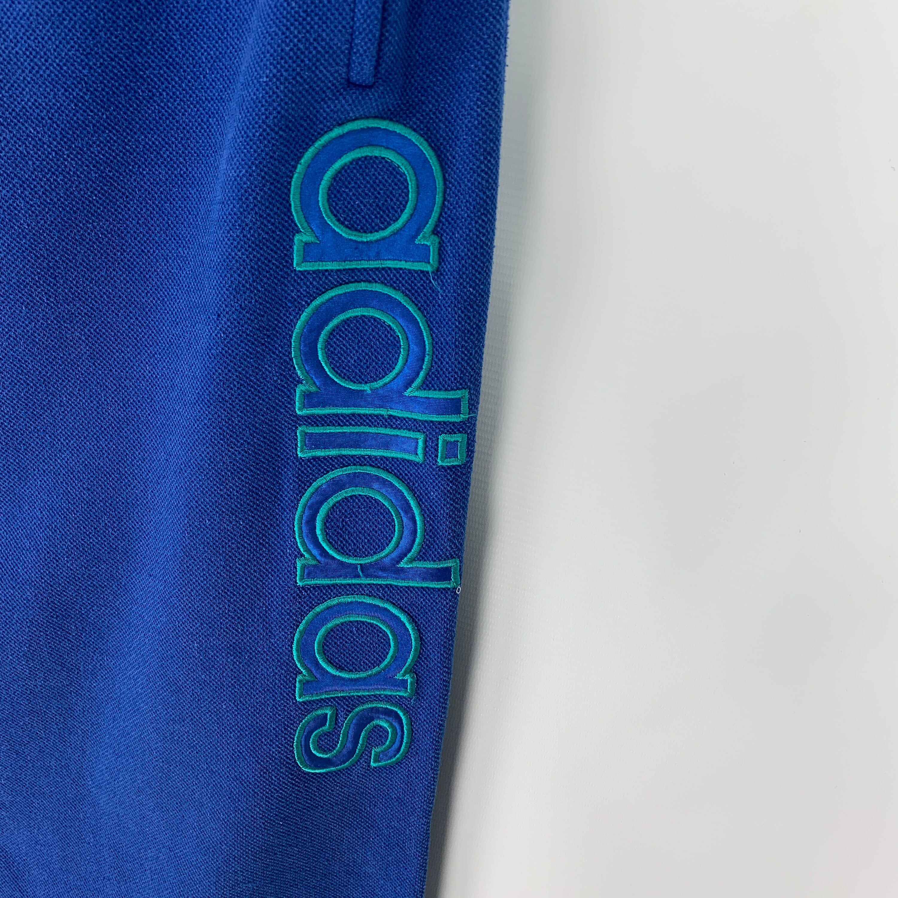 Buy 90s Rare Vintage Men's ADIDAS Center Logo Blue Cotton Tracksuit ...