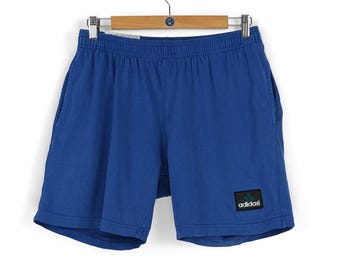 Vintage ADIDAS EQUIPMENT blue shorts Size M 90s summer style athletic clothing