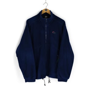 90s Vintage LOWE ALPINE Polartec full zip fleece sweater Size L retro winter fleece jacket made in Ireland