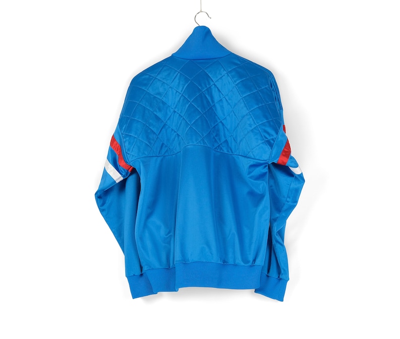 Veste Vintage Adidas Challenger 80s - Taille L Large - Couleurs Rouge/bleu/gris