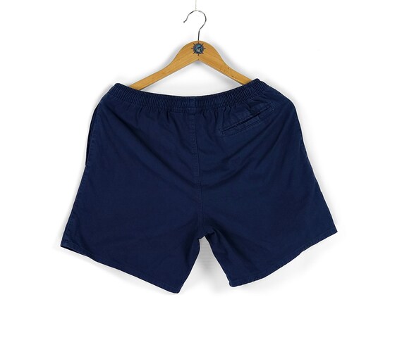 90s Vintage Men s NIKE Small Swoosh Blue Cotton Shorts Size S Retro Sportswear Activewear Relaxed Etsy Canada