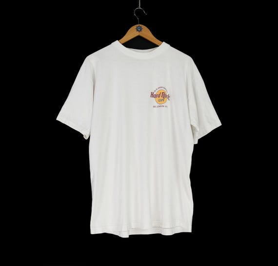 90s Vintage Hard Rock Cafe London 25th Anniversary T-shirt Size XL