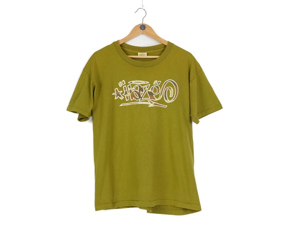 90s Rare Vintage Men's ERIC HAZE Graphics Big Logo Green - Etsy