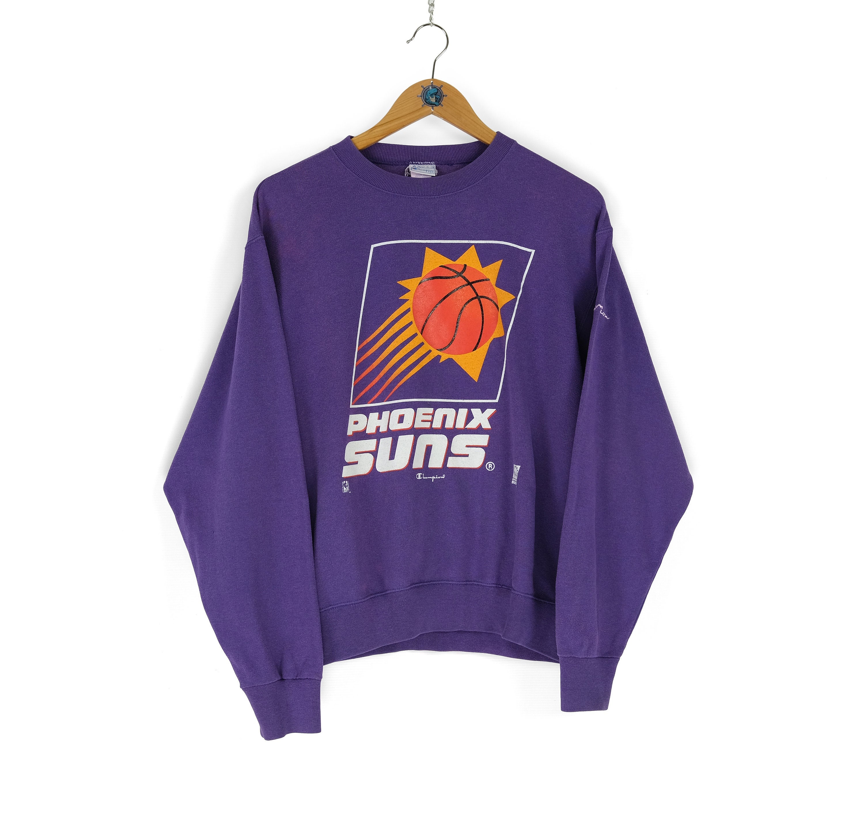 Vintage NBA (Logo 7) - Sacramento Kings Crew Neck Sweatshirt 1980s X-Large