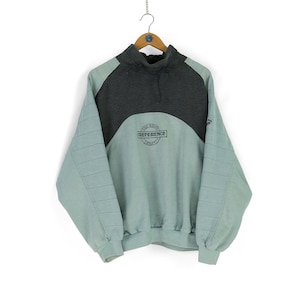 80s 90s Vintage men&#39;s PUMA Preference turtleneck faded sweatshirt Size L XL retro sportswear