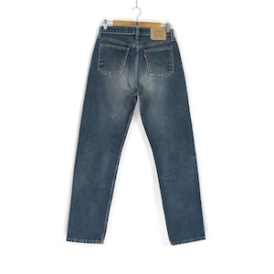 90er Jahre Vintage Herren LEVIS 615 Orange Tab blau verblasste Jeans Größe W31 W32 L33 Retro-Hose Denim Old School USA-Stil