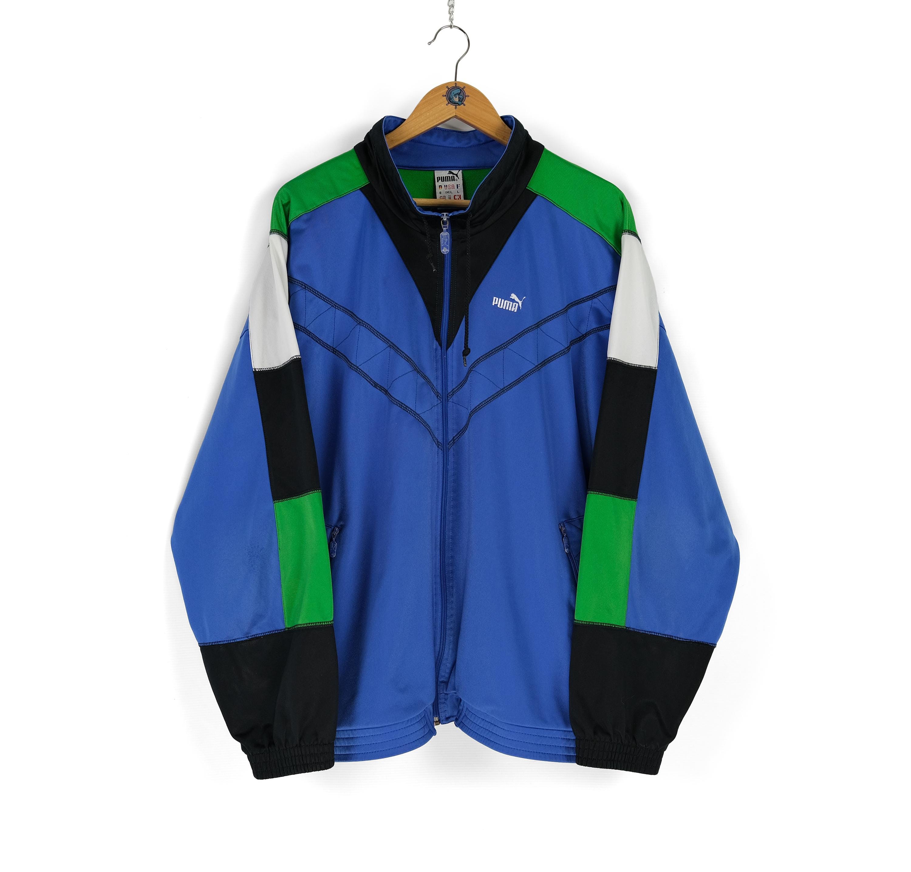 90's〜 PUMA Pile Fabric Track Jacket Puma 90s Track Jacket Yellow Purple | eBay