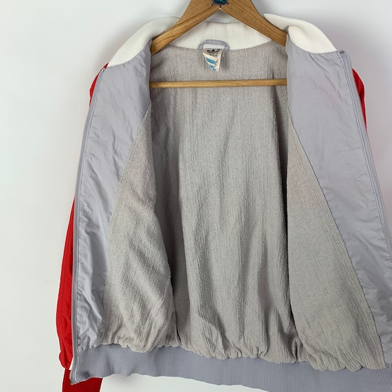 adidas トラックジャケット Mサイズ ホワイト/レッド 90s Originals（adidas） - 90s⭐️adidas トラックジャケット M