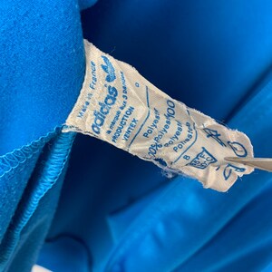 Veste Vintage Adidas Ventex – Made In France, Taille S, Couleurs Bleu Marine/ciel/blanc