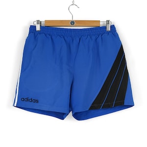 Vintage ADIDAS blue shorts Size S retro summer sportswear