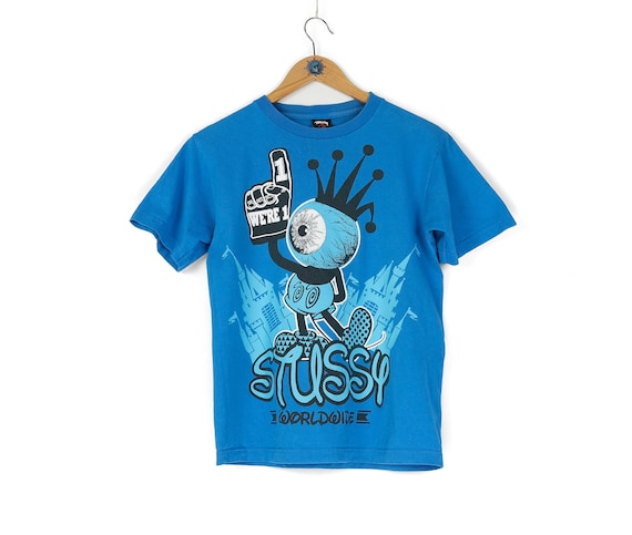 Stussy Vintage Logo T-shirt USA Size S 