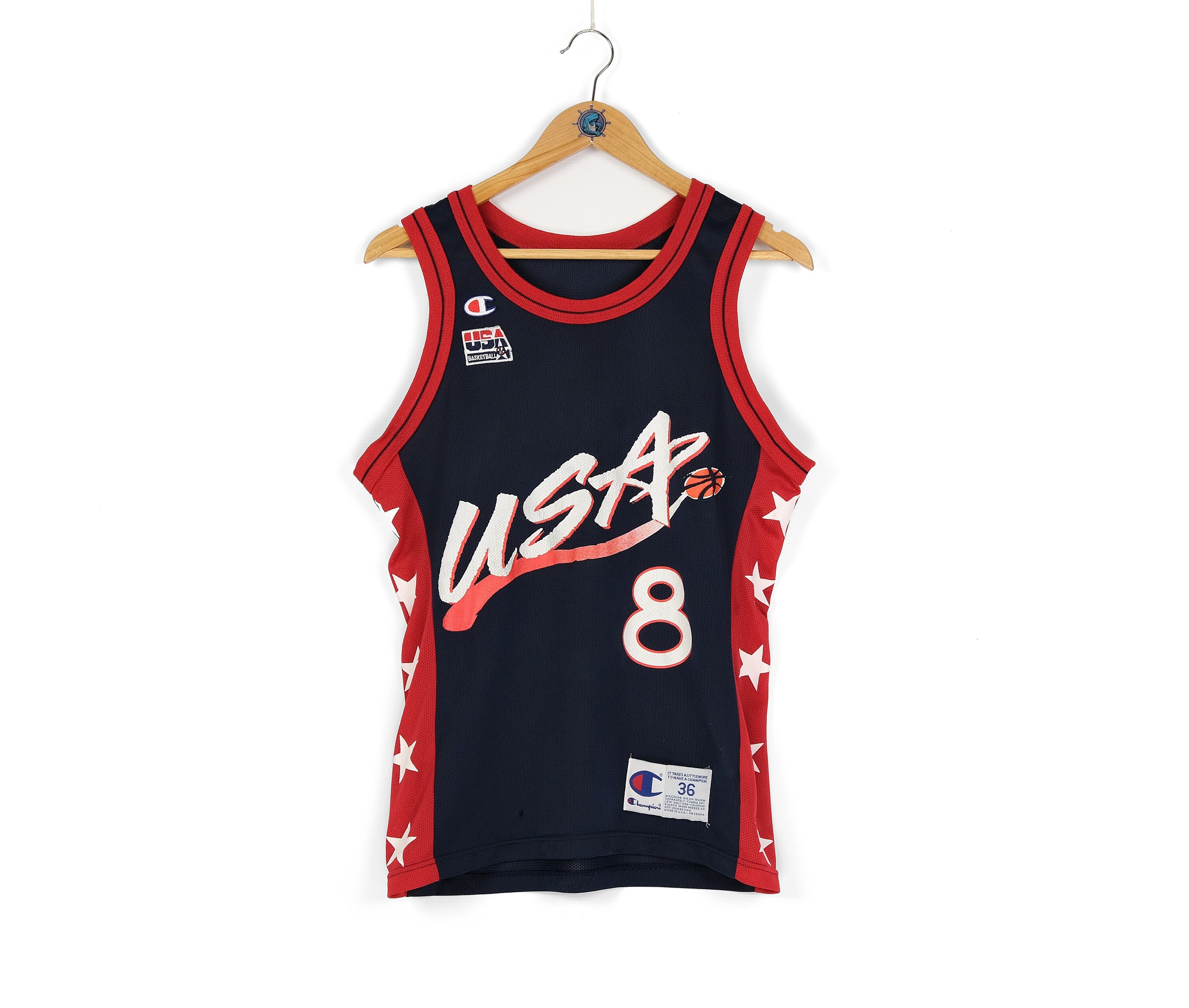 Hakeem Olajuwon Autographed Mitchell & Ness 1996 All Star LARGE Basketball  Jersey - BAS