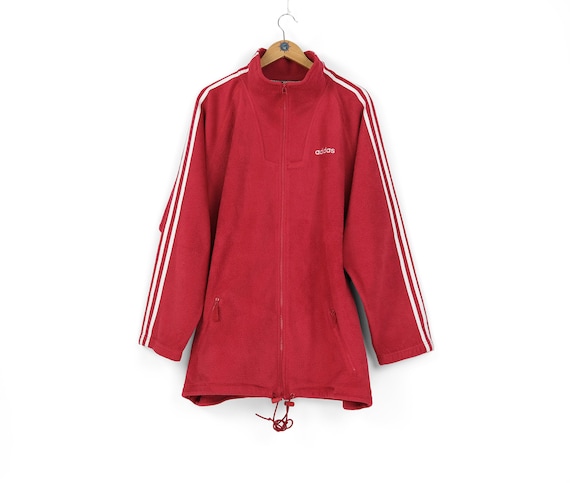Adidas fleece zip up hotsell
