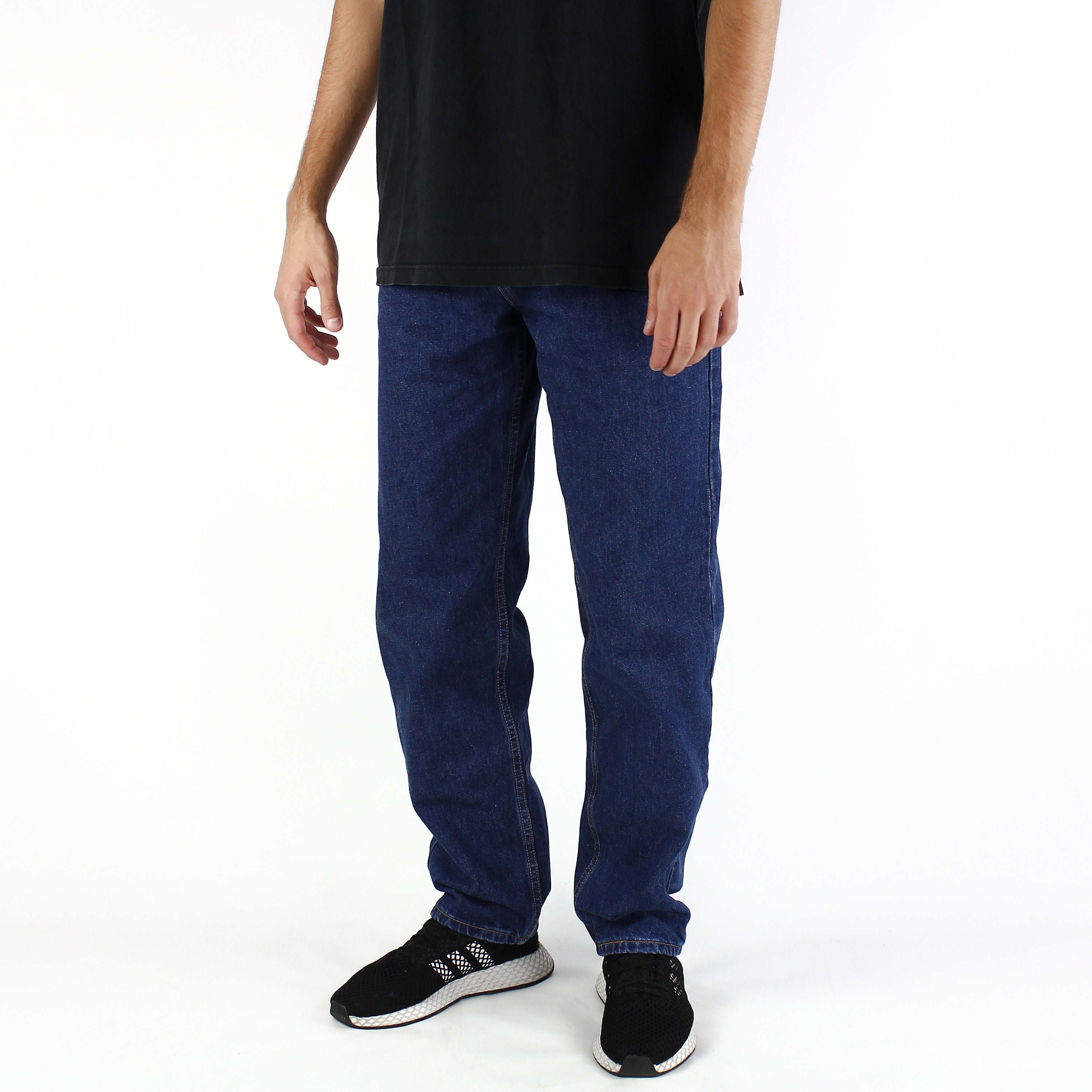 90s vintage homme LEVIS 560 Loose Fit bleu marine jeans en denim Taille M W31 32 L32 pantalon jean decontracte vetements de travail classiques des annees 80 Etsy France