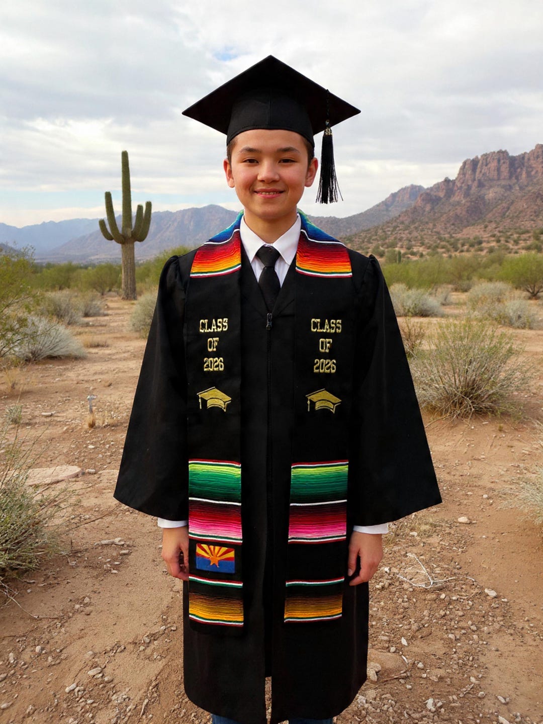 Graduation Estola/ ASU / AZ Arizona - Etsy