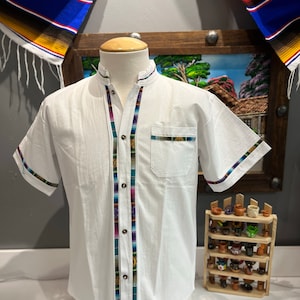 Artesanal Guayabera ,Handcrafted Men&#39;s Guayabera Shirt