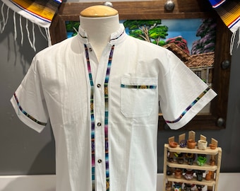 Artesanal Guayabera ,Handcrafted Men's Guayabera Shirt