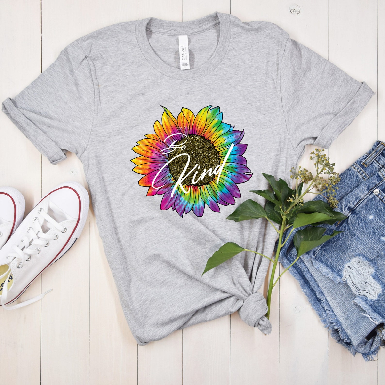 Mzkdieey Sunflower Shirts For Women Cute Flower Graphic T-Shirt