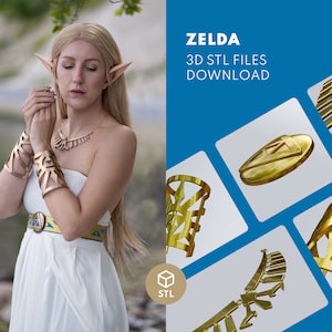 Zelda - Cosplay Costume Jewelry Accessories (3D File STL) JakCosplay