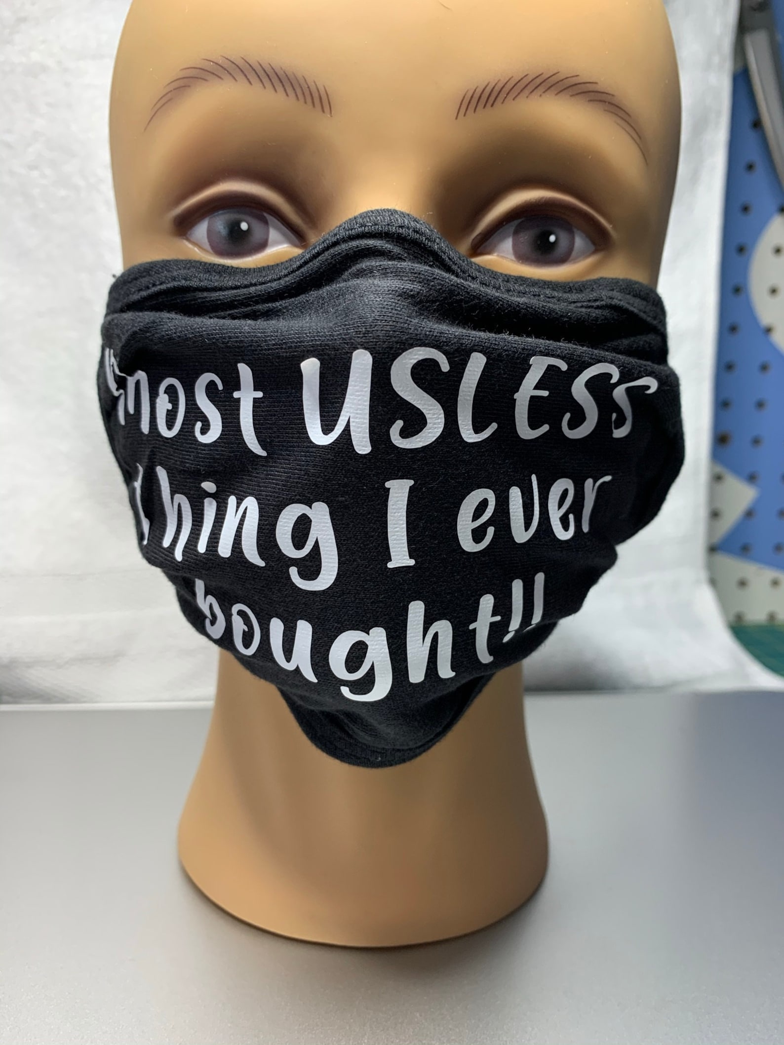 Hanes brand face mask HTV Vinyl saying Etsy