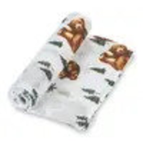 Bamboo Swaddle Blankie (Single) - Twinkle Trees Bamboo Swaddle Blankie (Single) - Twinkle Trees