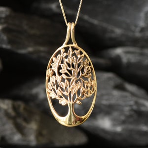 Gold tree charm new arrivals