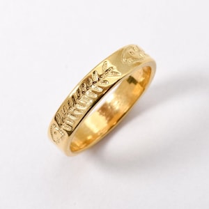 Anel de peixe dourado, anel em relevo, aliança de peixe, aliança de ouro, aliança empilhável, anel banhado a ouro, anel minimalista, anel de espinha de peixe, anel de ouro vermeil