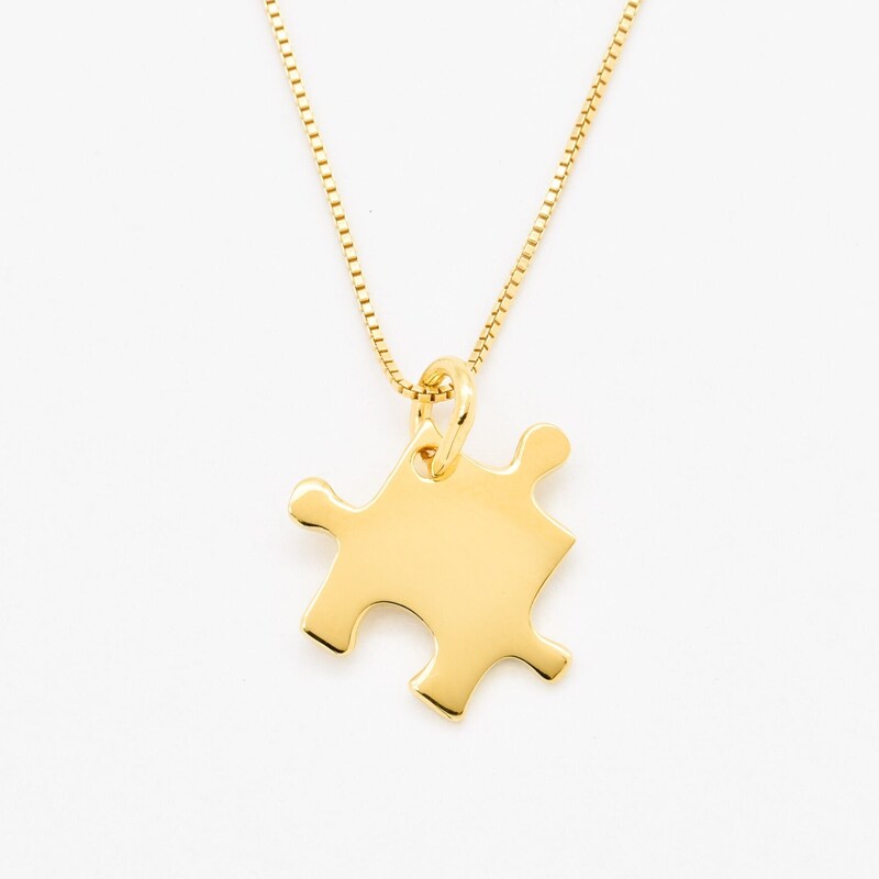 Puzzle Necklace Etsy