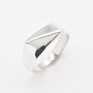 Chunky Silver Ring, Minimalist Ring, Statement Ring, Wide Silver Band, Thick Silver Ring, Solid Silver Ring, Wide Band, Irregular Band, 925