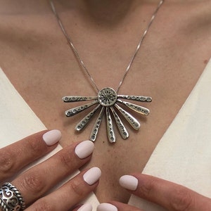 Solid Silver Pendant Etsy UK