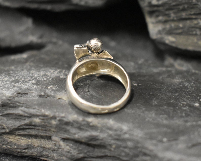 Angel Ring, Silver Angel Ring, Cupid Ring, Saint Ring, Statement Ring, Vintage Ring, Religious Ring, Sterling Silver Ring, Solid Silver Ring image 10