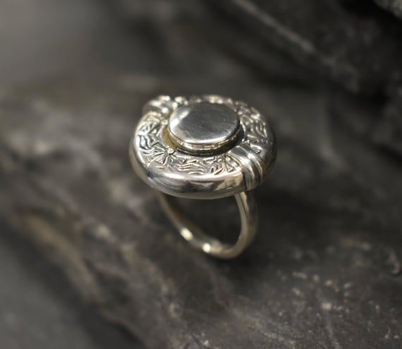 Tribal Ring, Egyptian Silver Ring, Vintage Silver Ring, Egyptian Ring, Vintage Ring, Unique Ring, Artistic Ring, Statement Ring, Silver Ring