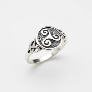Bague Celtique Triskel En Argent Massif 925 - Taille 46, Unisexe, Dolly-Bijoux