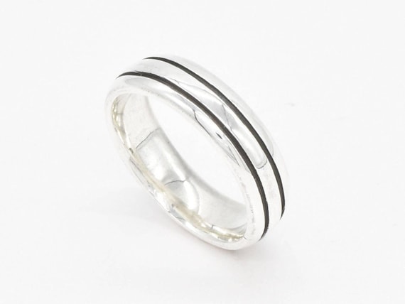 BAGUE DOUBLE JONC - Argent 925 - Montres & Bijoux
