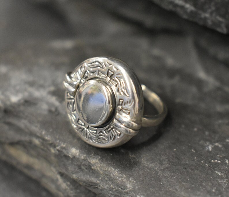 Tribal Ring, Egyptian Silver Ring, Vintage Silver Ring, Egyptian Ring, Vintage Ring, Unique Ring, Artistic Ring, Statement Ring, Silver Ring image 3