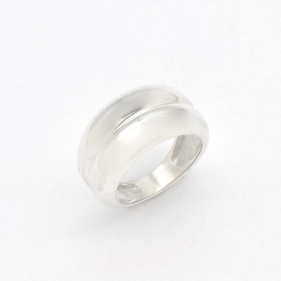 Bague Jonc Bombé Argent 925 - Taille 50 - Femme - Montres & Bijoux