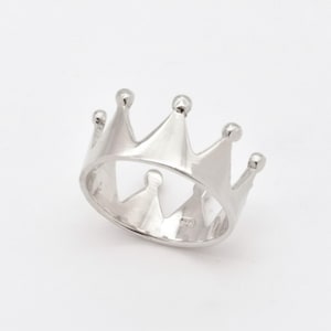 Silver Crown Ring, Crown Ring, Silver Tiara Ring, Tiara Ring, Princess Ring, King Ring, Queen Ring, Fairytale Ring, Silver Ring, 925 Silver