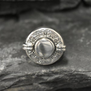 Tribal Ring, Egyptian Silver Ring, Vintage Silver Ring, Egyptian Ring, Vintage Ring, Unique Ring, Artistic Ring, Statement Ring, Silver Ring image 2