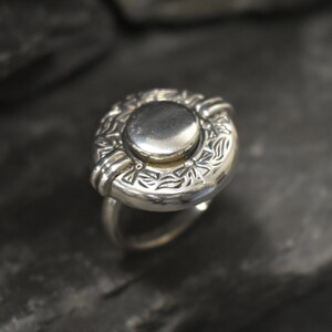 Tribal Ring, Egyptian Silver Ring, Vintage Silver Ring, Egyptian Ring, Vintage Ring, Unique Ring, Artistic Ring, Statement Ring, Silver Ring image 7