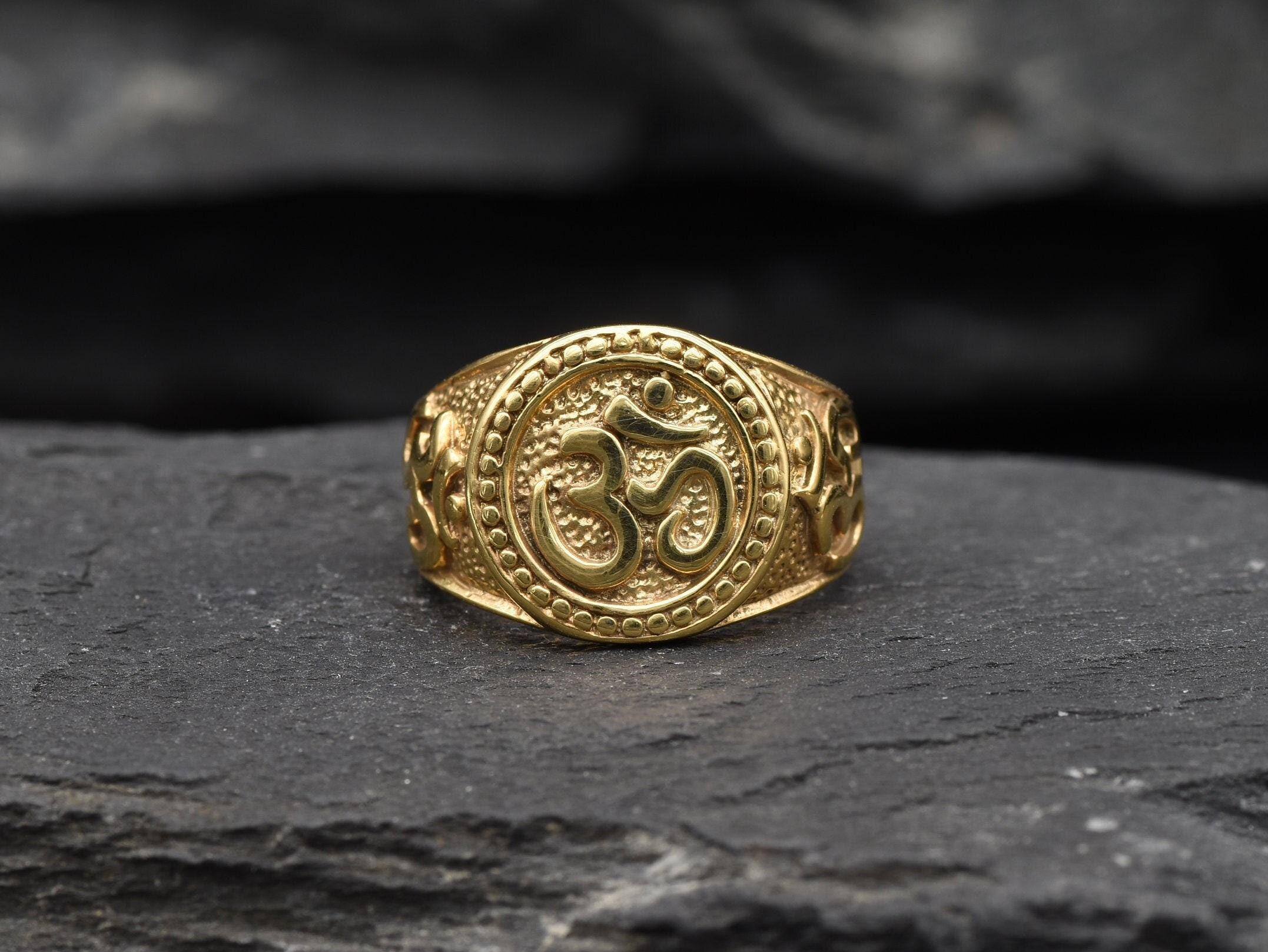 Om Ring with beautiful design | Mens ring designs, New gold jewellery  designs, Gold rings fashion