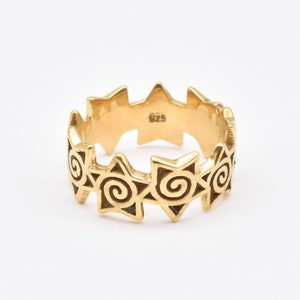 Gold Star Ring, Infinity Star Ring, Star Swirl Ring, Eternity Stars ...