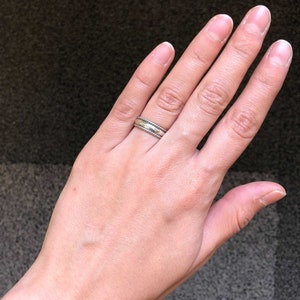 Braided Band, Minimal Ring, Detailed Ring, Artisan Ring, Handmade Silver Ring, Simple Silver Ring, Delicate Silver Ring, 925 Sterling Silver image 2