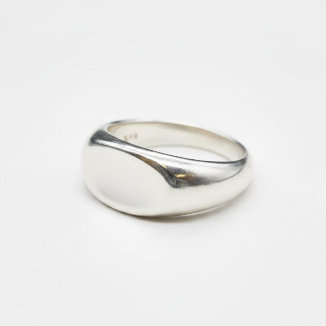Bague Ancienne Argent Massif 925 – Jonc Dôme – Taille 56 – Créateur (Occasion)