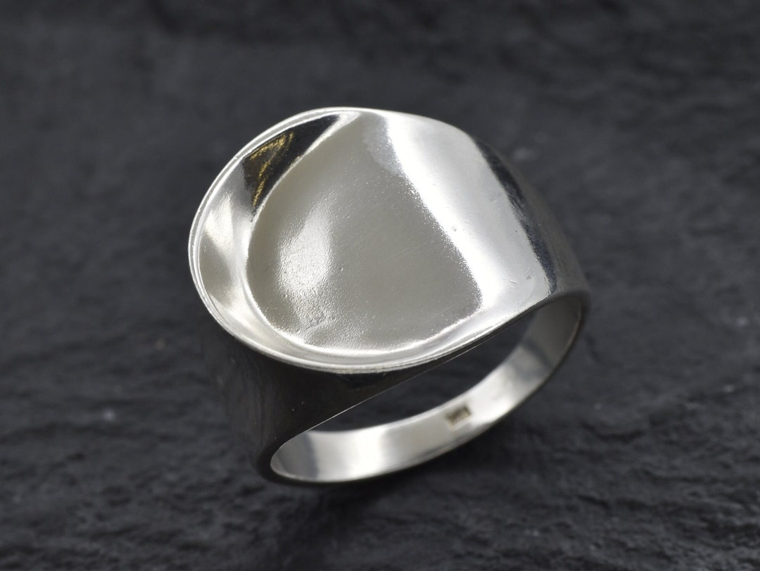Solitario Spalle Anello Argento Sterling 925 Marchiato Britannico Made
